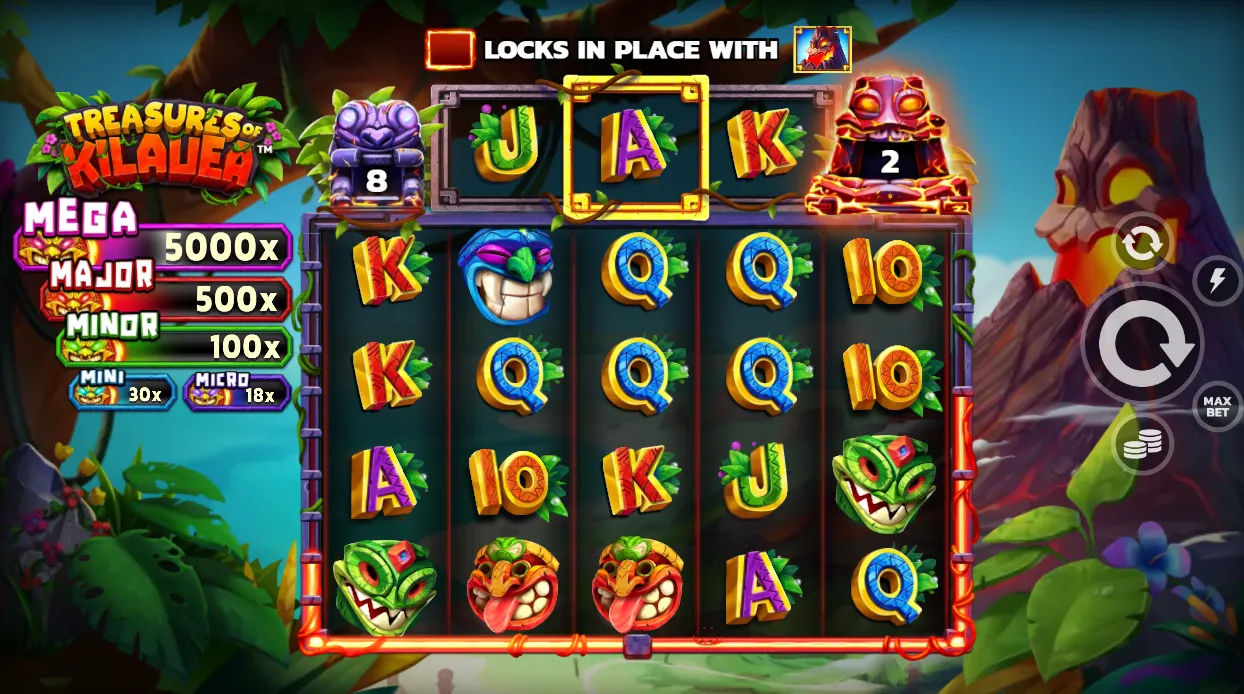 Treasures of Kilauea Slot